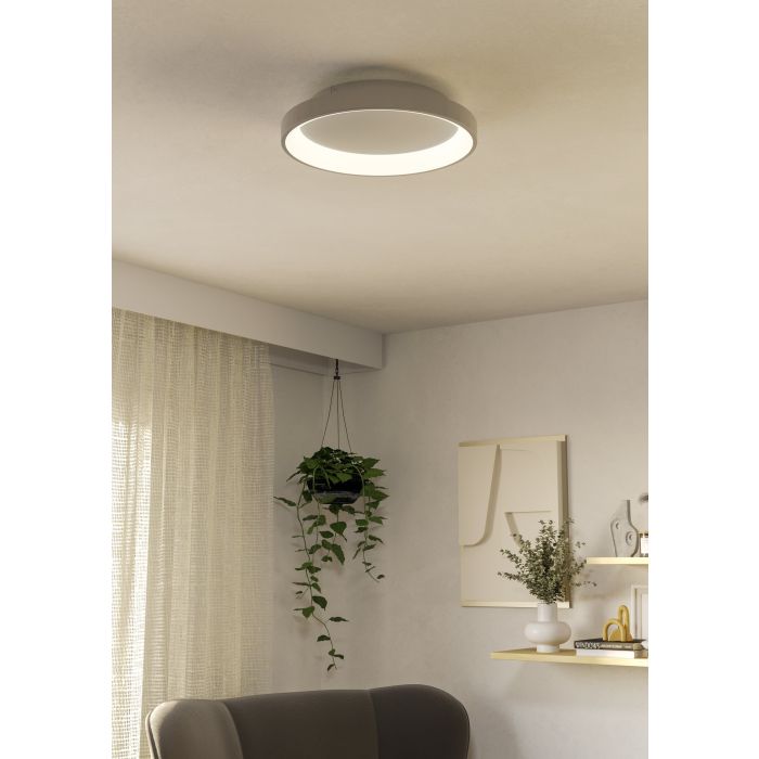 Carregue imagem no visualizador da galeriaPlafon LED Branco Minimalista LORETELLO EGLO
