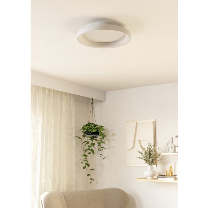 Carregue imagem no visualizador da galeriaPlafon LED Branco Minimalista LORETELLO EGLO
