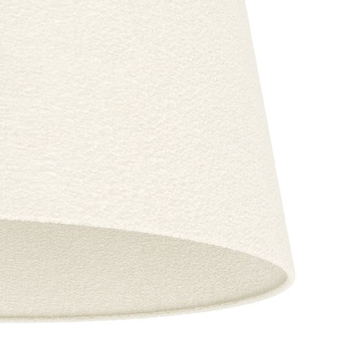 Cargue la imagen en el visor de la galería, Candeeiro de teto preto e branco em têxtil FEBRES EGLO
