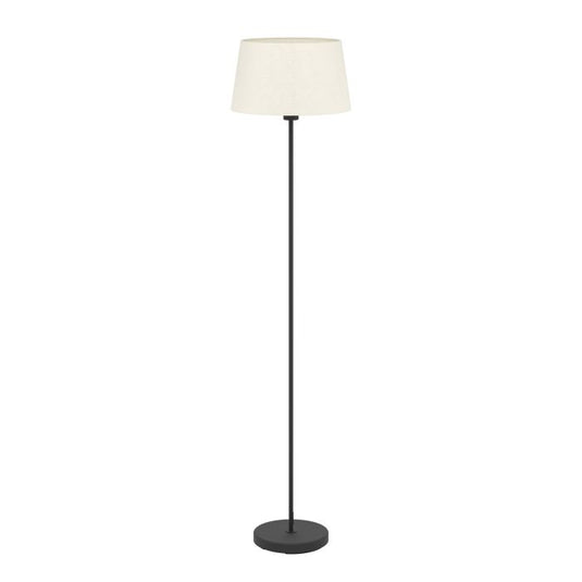Candeeiro de pé em Têxtil Preto e Branco FEBRES EGLO
