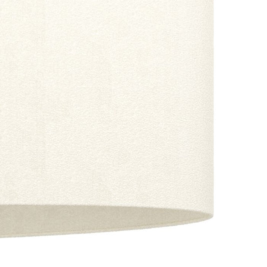 Candeeiro de teto com duas soquetes E27 em têxtil preto e branco FEBRES EGLO