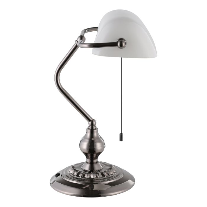 Load image into Gallery viewer, Candeeiro de Mesa Branco com Vidro Fosco BANKER EGLO
