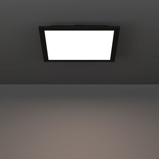 Candeeiro de teto LED moderno preto MORADILLO-Z EGLO
