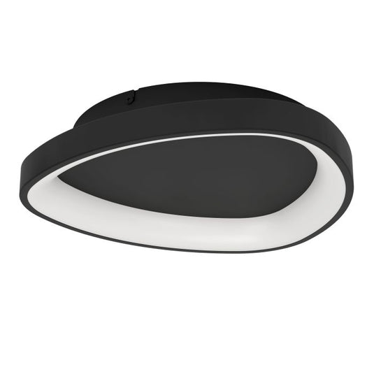 Plafon LED Preto Moderno LORETELLO EGLO