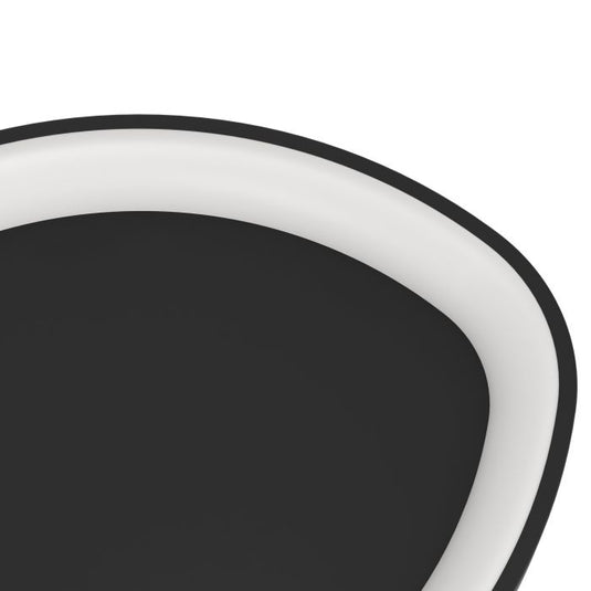 Plafon LED Preto Moderno LORETELLO EGLO