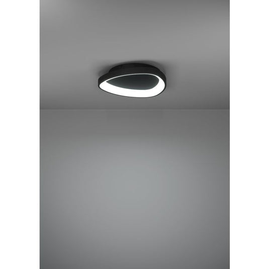 Plafon LED Preto Moderno LORETELLO EGLO