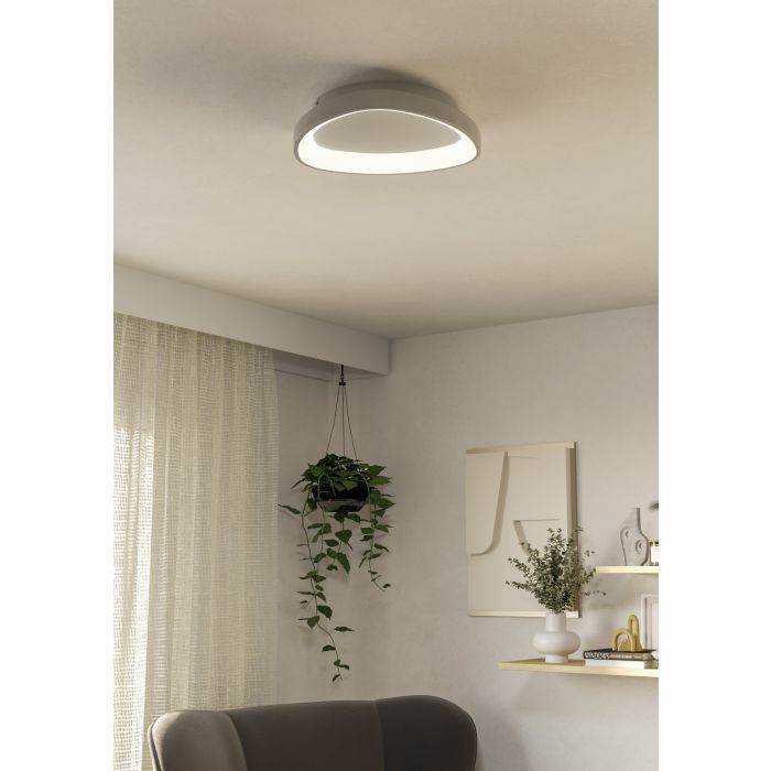 Carregue imagem no visualizador da galeriaCandeeiro de Teto LED Branco LORETELLO EGLO
