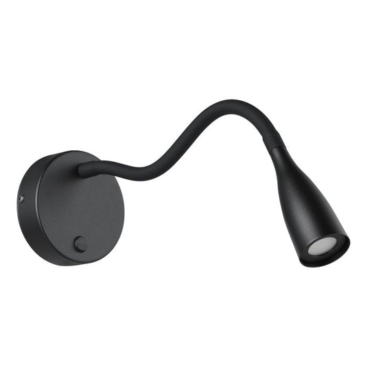 Aplique LED Preto com Braço Flexível OLIVANDINO EGLO