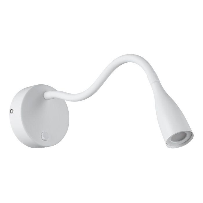 Load image into Gallery viewer, Aplique de Parede LED com Braço Flexível Branco Mate OLIVANDINO EGLO
