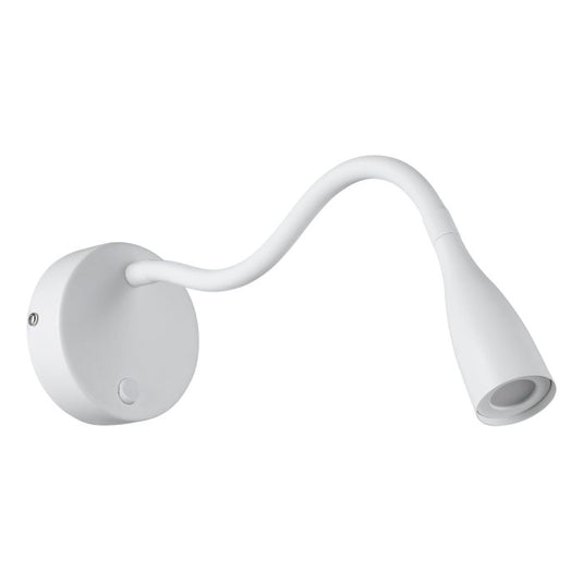 Aplique de Parede LED com Braço Flexível Branco Mate OLIVANDINO EGLO