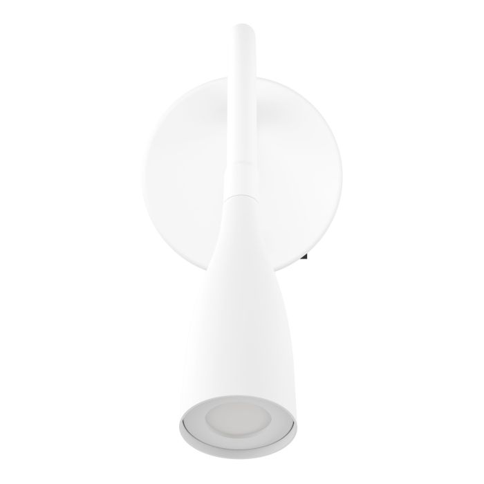 Load image into Gallery viewer, Aplique de Parede LED com Braço Flexível Branco Mate OLIVANDINO EGLO
