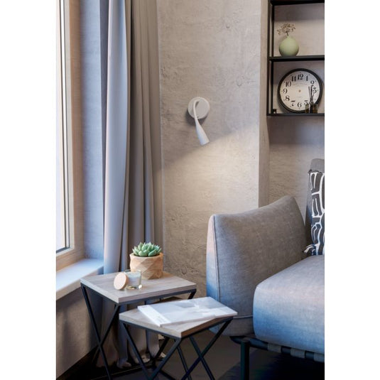 Aplique de Parede LED com Braço Flexível Branco Mate OLIVANDINO EGLO