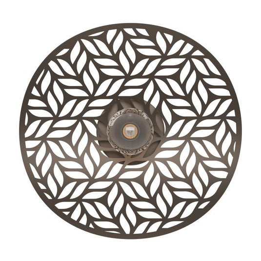 Candeeiro de teto design folha em aço bronze escovado SWABY EGLO