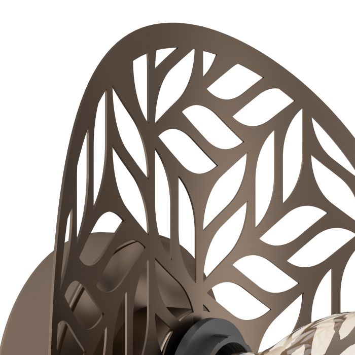 Load image into Gallery viewer, Aplique de Parede com Padrão de Folhas em Bronze SWABY EGLO

