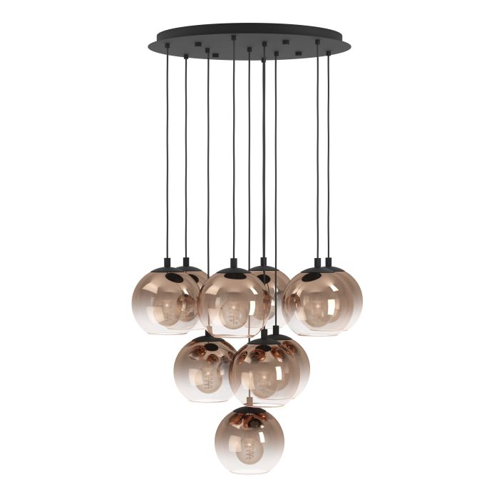 Carregue imagem no visualizador da galeriaCandeeiro de teto moderno com globos de vidro ARISCANI 1 EGLO
