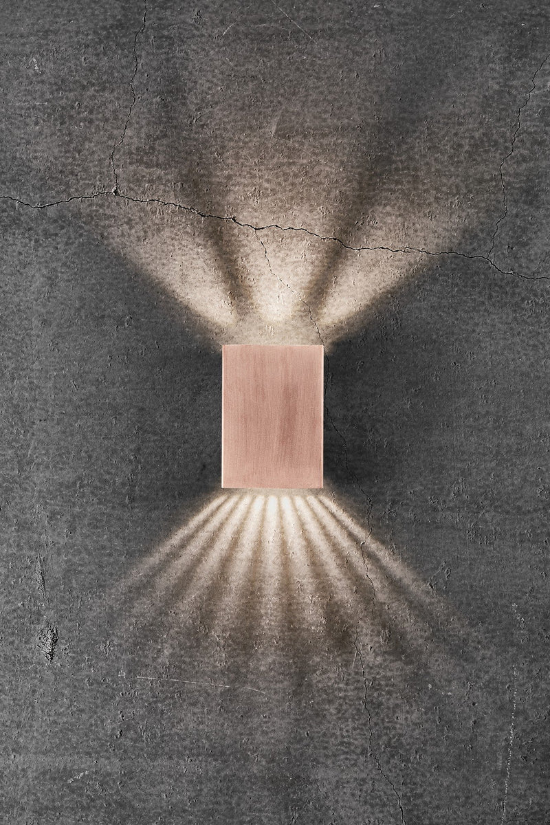 Chargez l'image dans la visionneuse de la galerie, Aplique de Parede Exterior em Cobre Fold 10 NORDLUX
