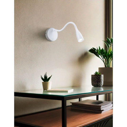 Aplique de Parede LED com Braço Flexível e USB OLIVANDINO 1 EGLO