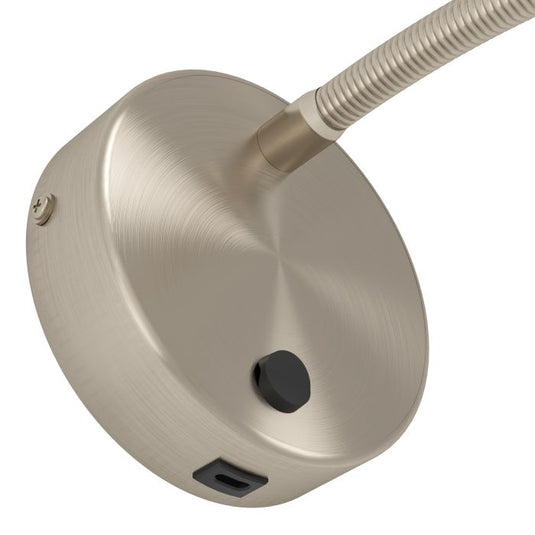 Aplique de Parede LED com Braço Flexível e USB OLIVANDINO EGLO
