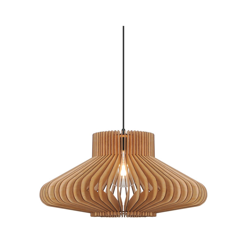 Load image into Gallery viewer, Candeeiro de Teto Suspenso em Madeira Natural MANAGO NORDLUX
