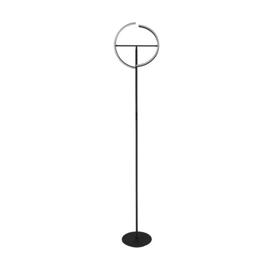 Candeeiro de Pé CASTELPOTO EGLO - Aço Preto, LED 3000K, Dimmer Tátil, 180cm