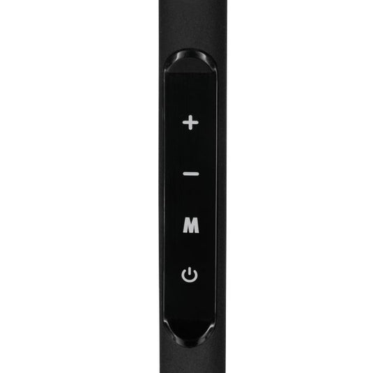 Candeeiro de Pé CASTELPOTO EGLO - Aço Preto, LED 3000K, Dimmer Tátil, 180cm