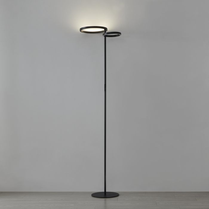 Carregue imagem no visualizador da galeriaCandeeiro de pé LED com Anéis Luminosos e Controlo Tátil CASTELPOTO EGLO
