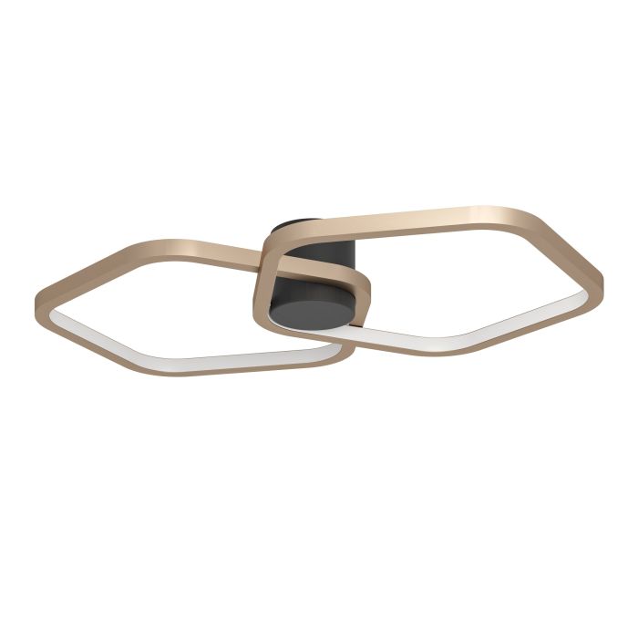 Load image into Gallery viewer, Candeeiro de teto LED com design orgânico e controlo remoto ESTRELLA EGLO
