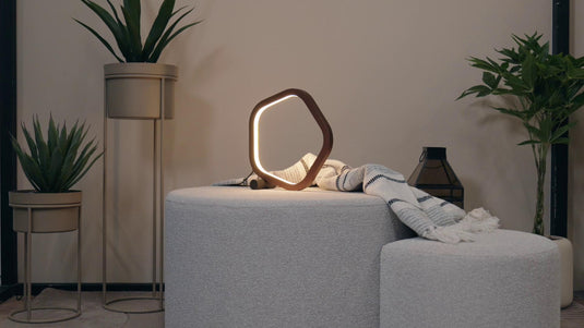 Candeeiro de Mesa LED com Design Pentagonal e Função CCT ESTRELLA EGLO