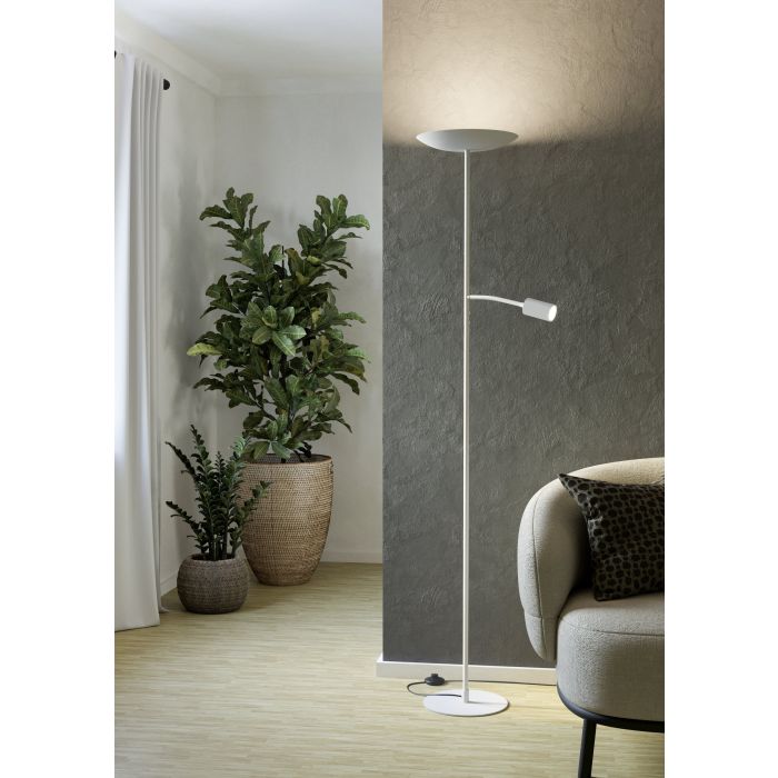 Load image into Gallery viewer, Candeeiro de Pé LED CONIVARINO EGLO - Luz Ambiente e Leitura
