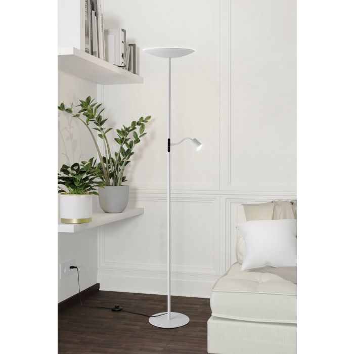 Load image into Gallery viewer, Candeeiro de Pé LED CONIVARINO EGLO - Luz Ambiente e Leitura
