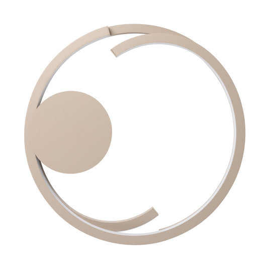 Plafon de teto Mezzomonte, bege, iluminação inteligente ajustável - Eglo