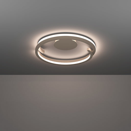 Plafon de teto Mezzomonte, bege, iluminação inteligente ajustável - Eglo