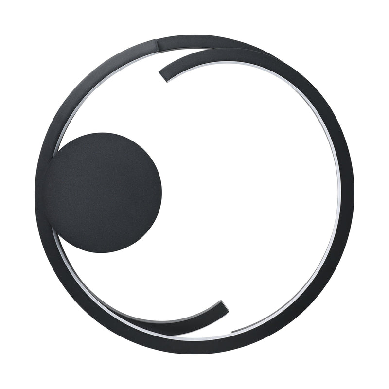 Load image into Gallery viewer, Plafon de teto Mezzomonte, preto, iluminação inteligente ajustável - Eglo
