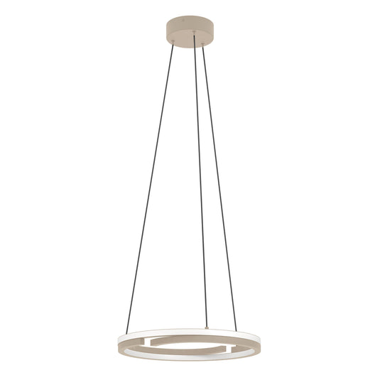 Candeeiro de teto Mezzomonte, bege, iluminação inteligente ajustável - Eglo