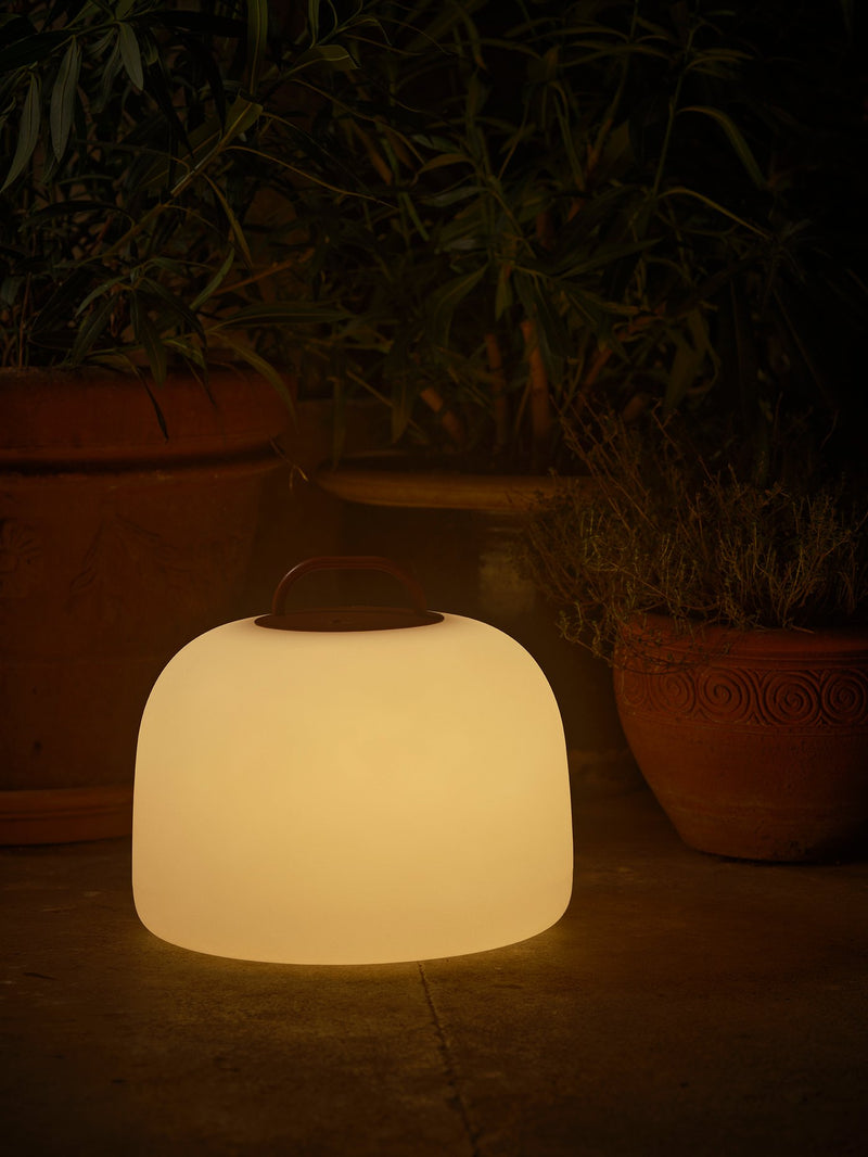 Load image into Gallery viewer, Candeeiro Portátil Recarregável Branco e Vermelho Kettle To-Go NORDLUX
