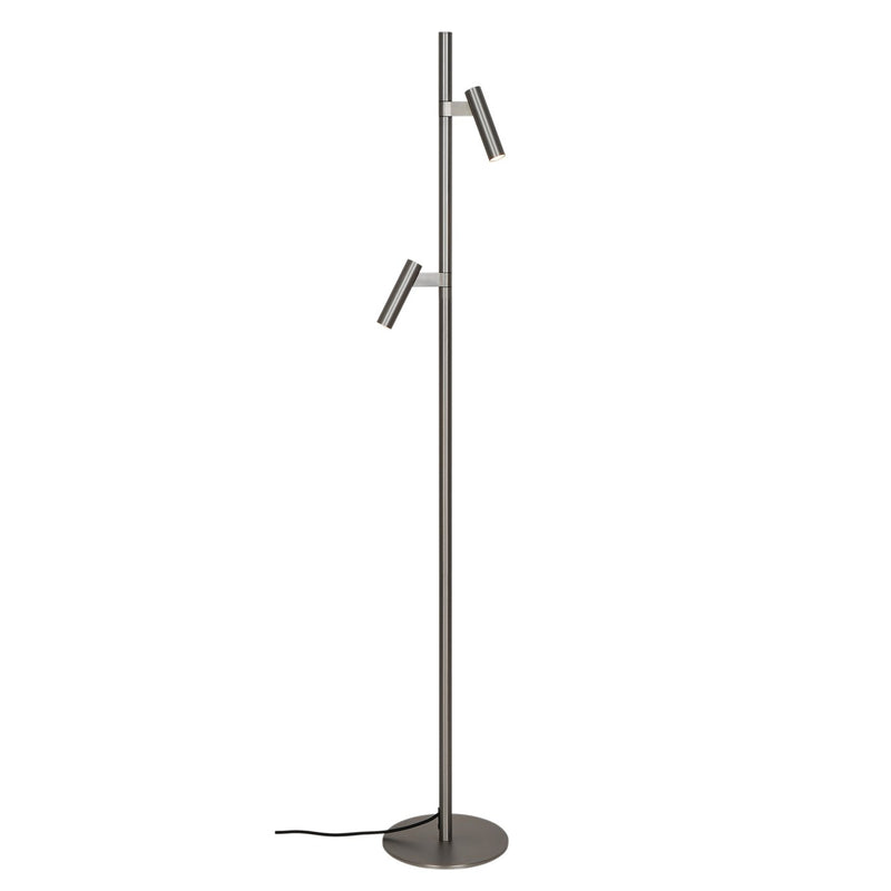 Carregue imagem no visualizador da galeriaCandeeiro de Pé Minimalista com Dois Cabeçotes Ajustáveis Makoto NORDLUX
