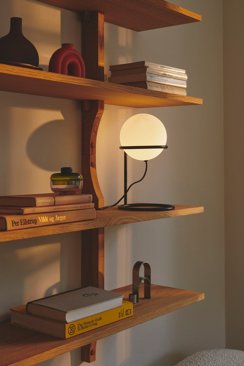 Carregue imagem no visualizador da galeriaCandeeiro de Mesa com Globo de Vidro Ajustável WILSON NORDLUX
