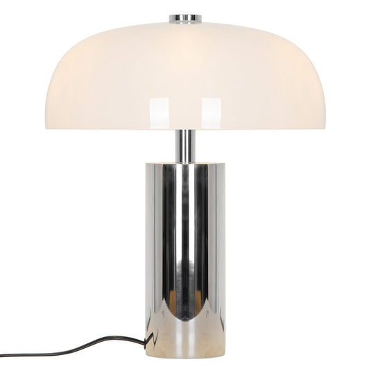 Candeeiro de Mesa Elegante com Vidro Opalino e Metal Gabrielle NORDLUX