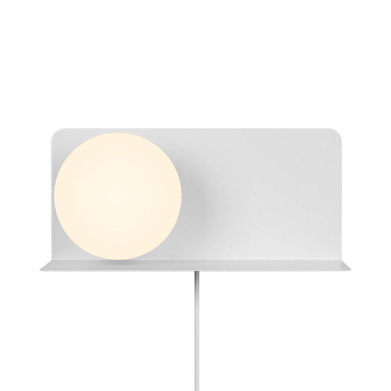 Carregue imagem no visualizador da galeriaAplique de Parede com Prateleira Branco Lilibeth NORDLUX
