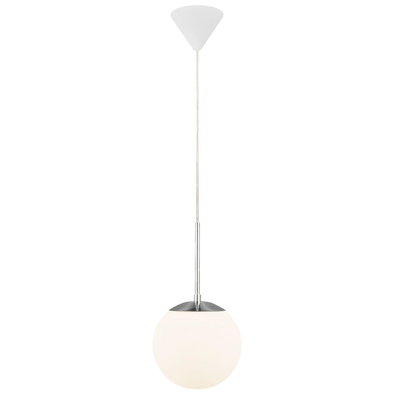 Chargez l'image dans la visionneuse de la galerie, Candeeiro Suspenso Cafe 20 em Vidro Opalino Branco NORDLUX
