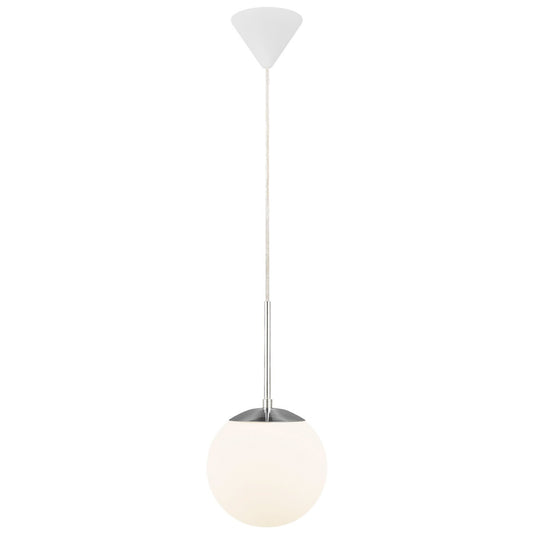 Candeeiro Suspenso Cafe 20 em Vidro Opalino Branco NORDLUX