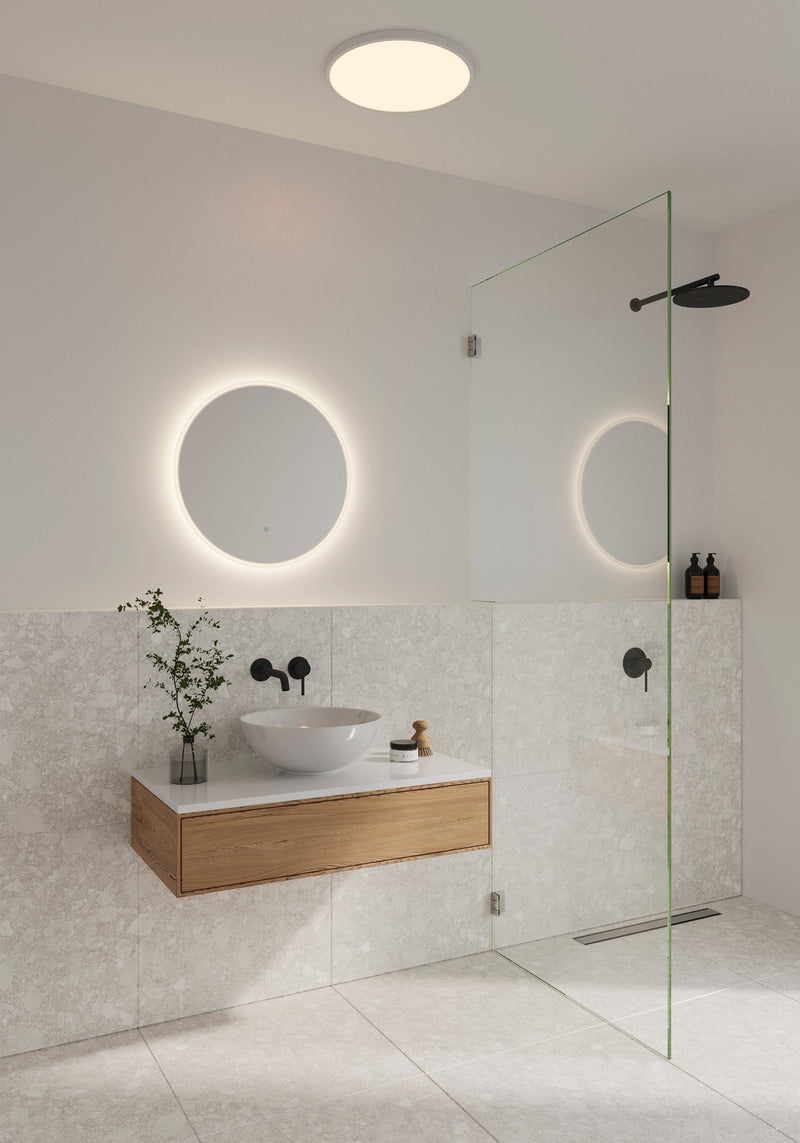 Load image into Gallery viewer, Aplique de Parede para Casa de Banho em Vidro Transparente DOVINA NORDLUX
