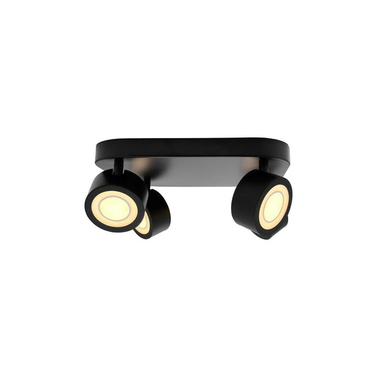 Candeeiro de Teto com 4 Focos Preto CLYDE NORDLUX