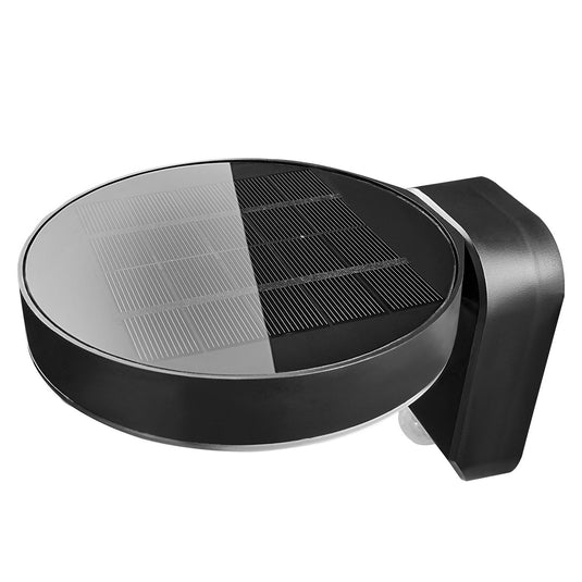 Candeeiro de Parede Solar Redondo Preto RICA NORDLUX