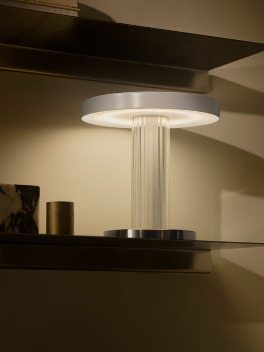Candeeiro de Mesa Portátil Branco TREZZI NORDLUX