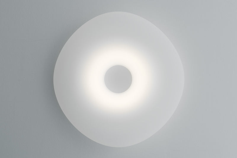 Carregue imagem no visualizador da galeriaPlafon Mr.Magoo Branco Florescente Ø52 cm Stilnovo 7792 
