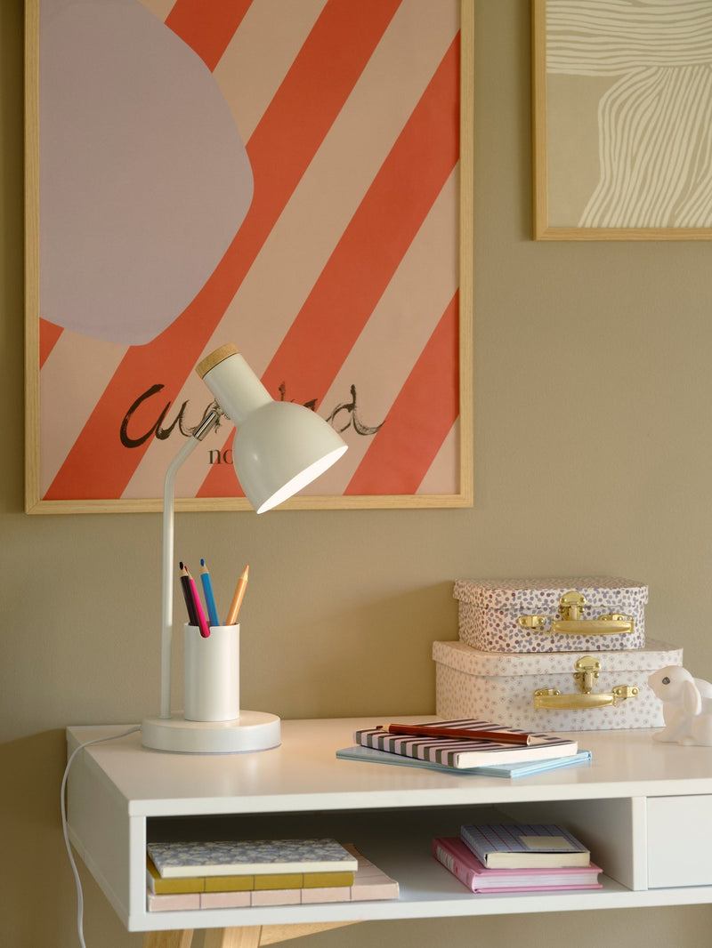 Carregue imagem no visualizador da galeriaCandeeiro de Mesa Branco DEVONE NORDLUX
