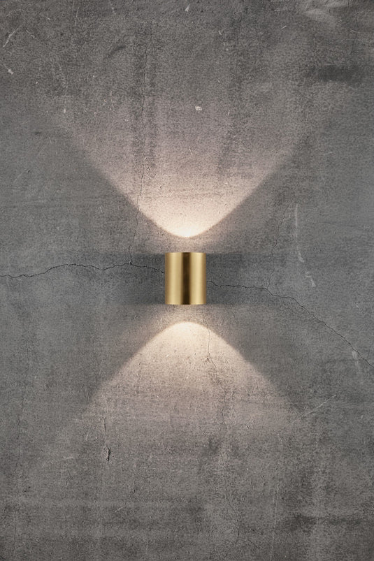 Aplique de Parede Exterior em Latão com LED Integrado Canto 2 NORDLUX