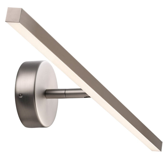 Aplique de Parede com Refletor Ajustável em Aço Escovado S13 NORDLUX