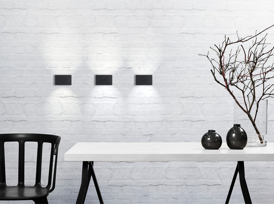 Aplique de Parede Exterior Preto Nene NORDLUX
